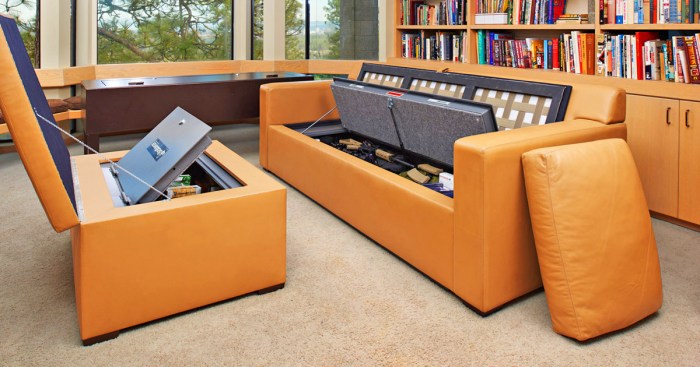 Couch safes ottoman incredibly here odditymall